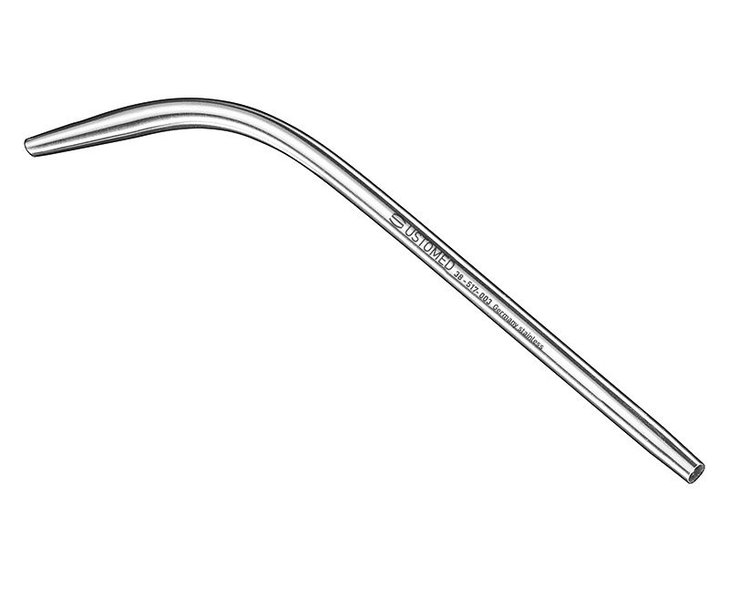 Suction tube, s.s., 18 cm, 3 mm diam. - 38-517-003