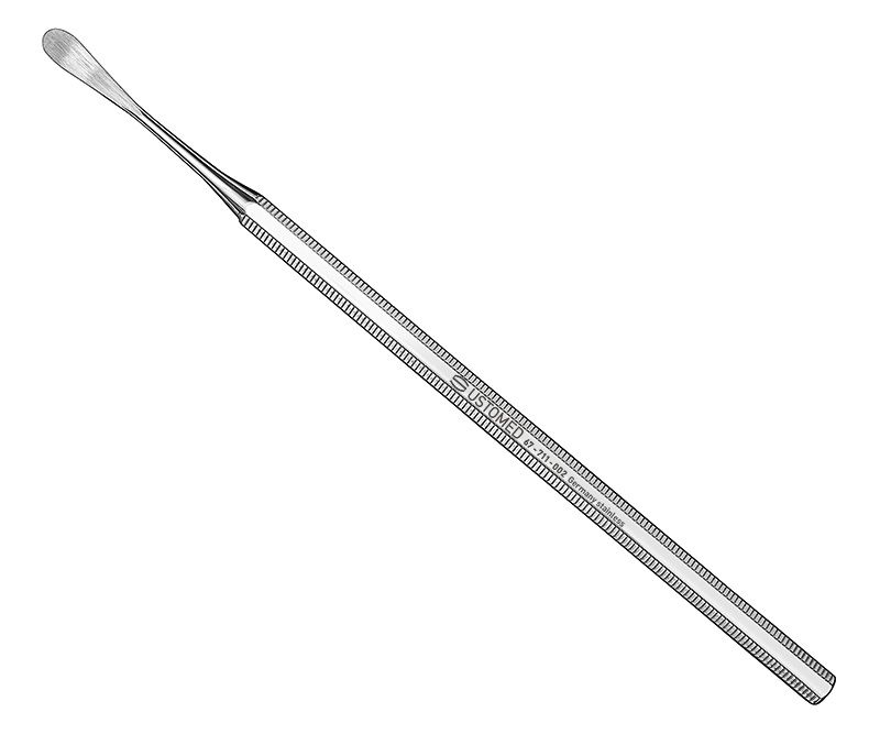 PARTSCH, bone curette, 15 cm, size 2 - 67-711-002