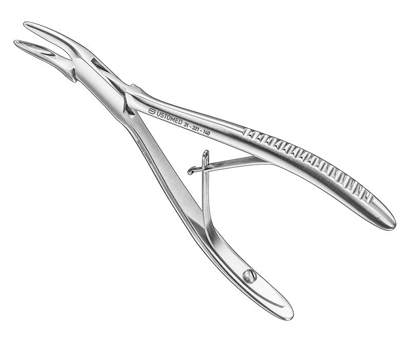 FRIEDMAN, bone rongeur, 14 cm, curved - 31-321-140