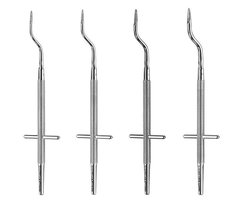 NENTWIG, Bone Spread.Instr., 4pc., baj., sc. - 67-559-444