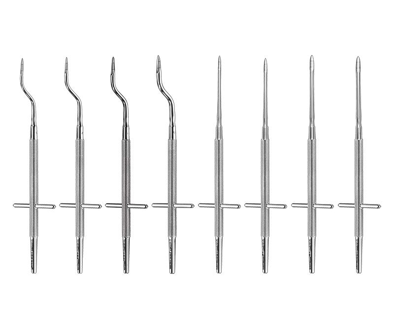 NENTWIG, Bone Spread.Instr., 8 pc., scal. - 67-559-888