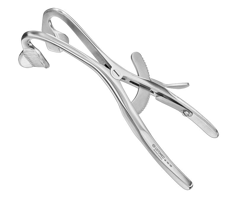 DENHART, mouth gag, 12 cm, fine ratchet - 48-145-120