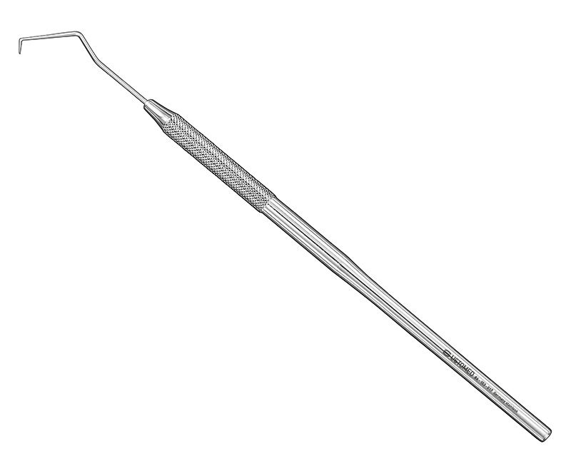 Probe, size 17, single-ended, round handle - 86-153-017