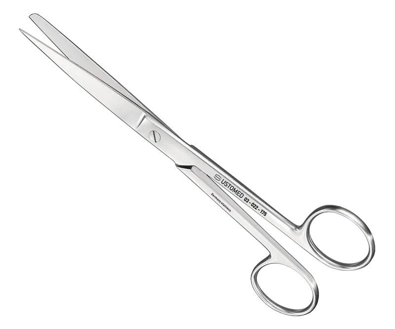 Surgical scissors, 17, 5cm, sh/bl., straight - 03-022-175