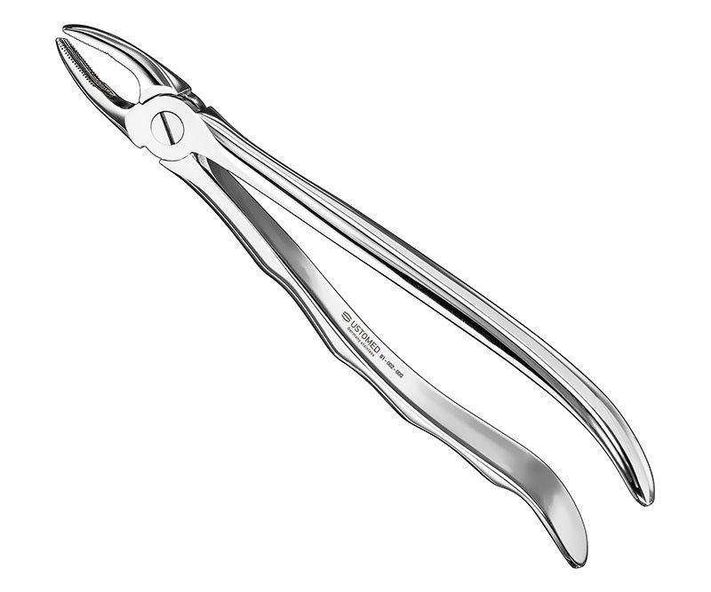 81 - Forceps with anatomically shaped handle