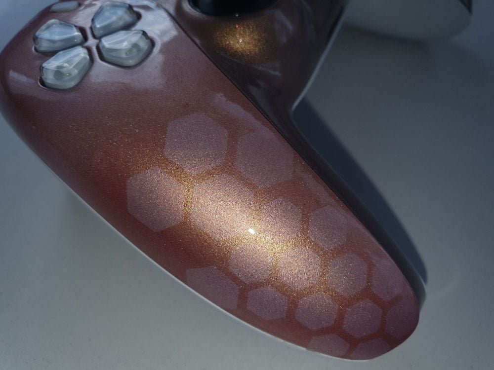 Sony DualSense Custom Controller - Honeycomb Peach ðŸ¯ðŸ‘ (PS5)
