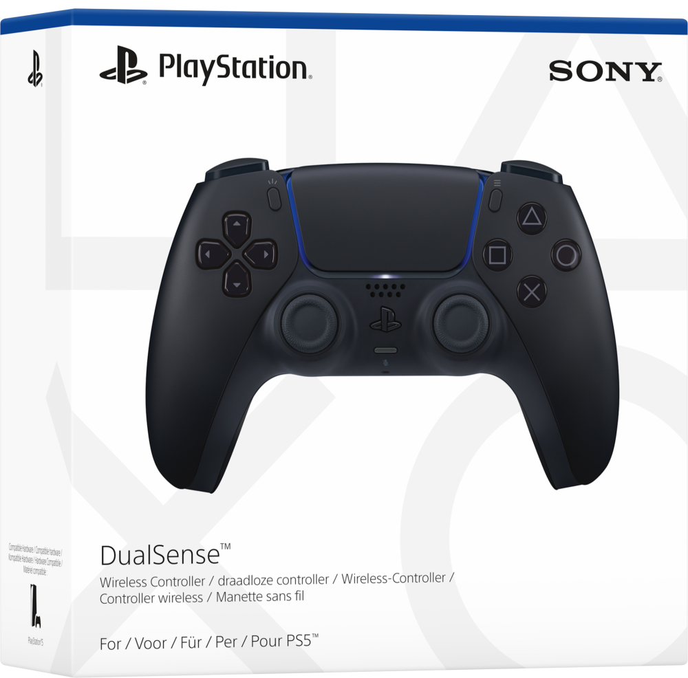 Official Sony PlayStation 5 DualSense Controller - Midnight Black
