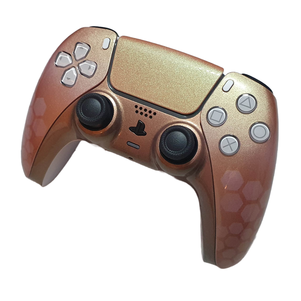 Sony DualSense Custom Controller - Honeycomb Peach ðŸ¯ðŸ‘ (PS5)