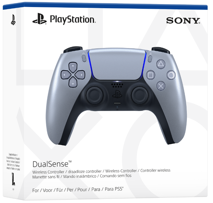 Sony DualSense Wireless Controller –  Sterling Silver (PS5)