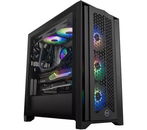 PCSPECIALIST Nexa 440 Gaming PC - AMD Ryzen 5 9600x, RX 7700 XT, 2TB SSD, 32GB Ram