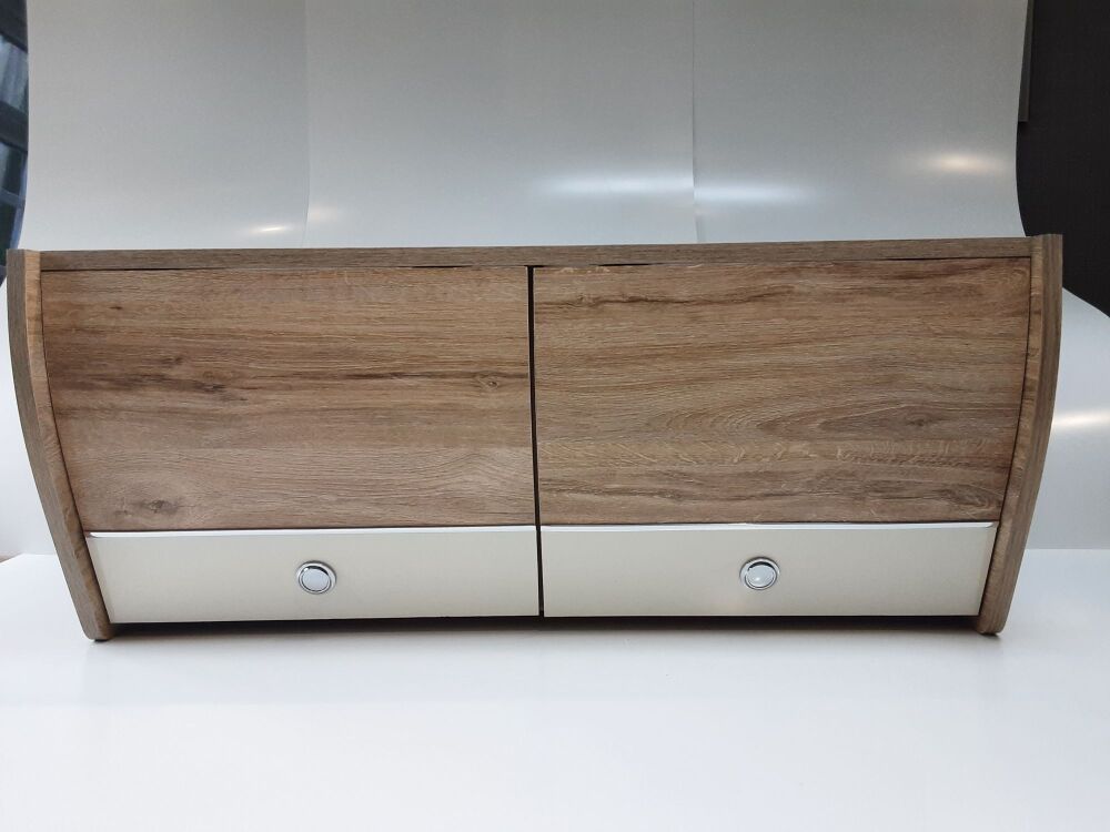 Chambord Oak with Cream Trim 600mm, 1000mm & 1200mm Finished Cabinet with c