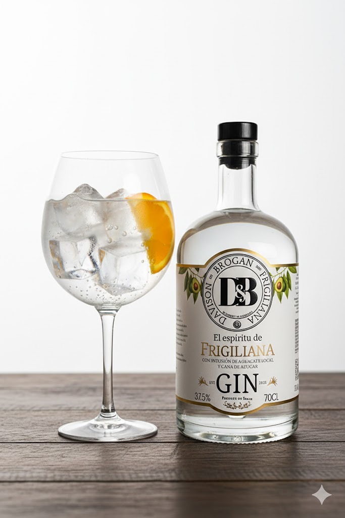 A balon gin glass perfect for your Frigiliana gin 