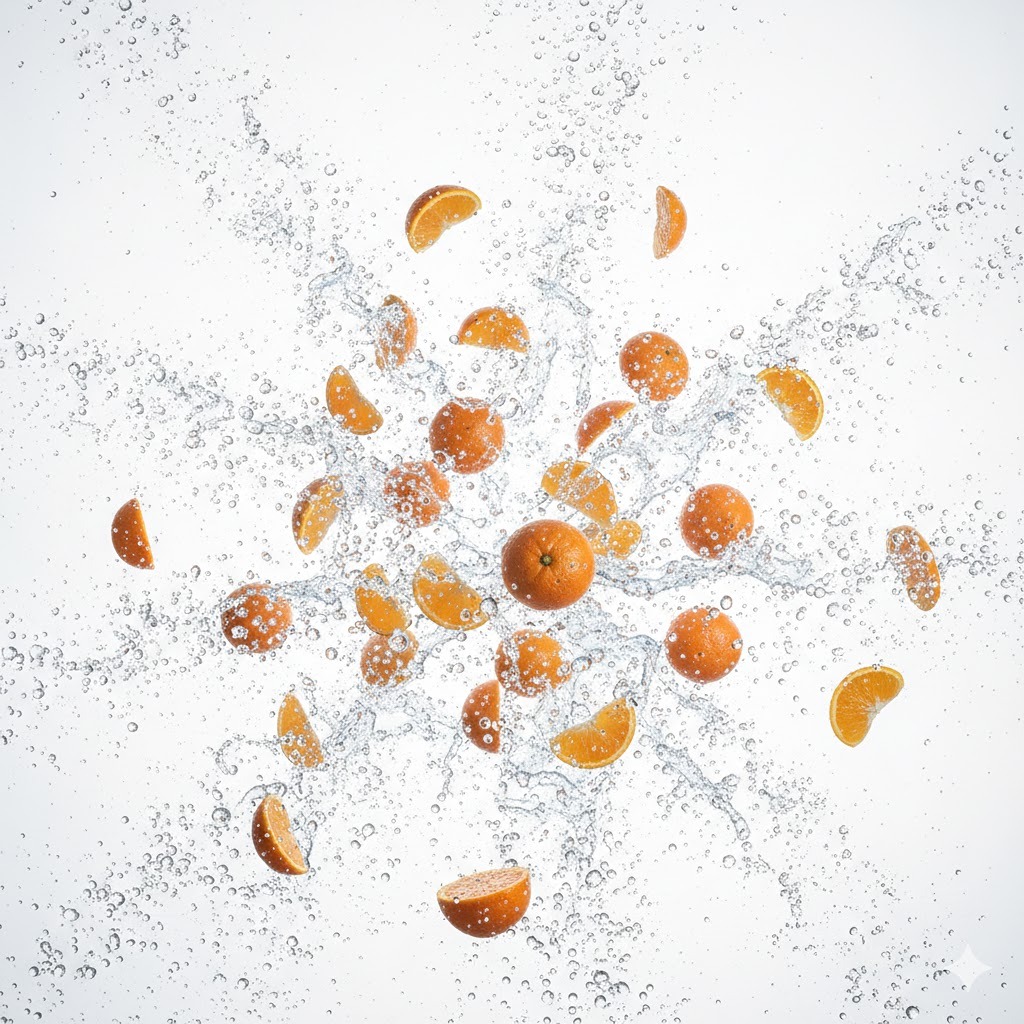 Fresh slices of orange made for your Frigiliana gin