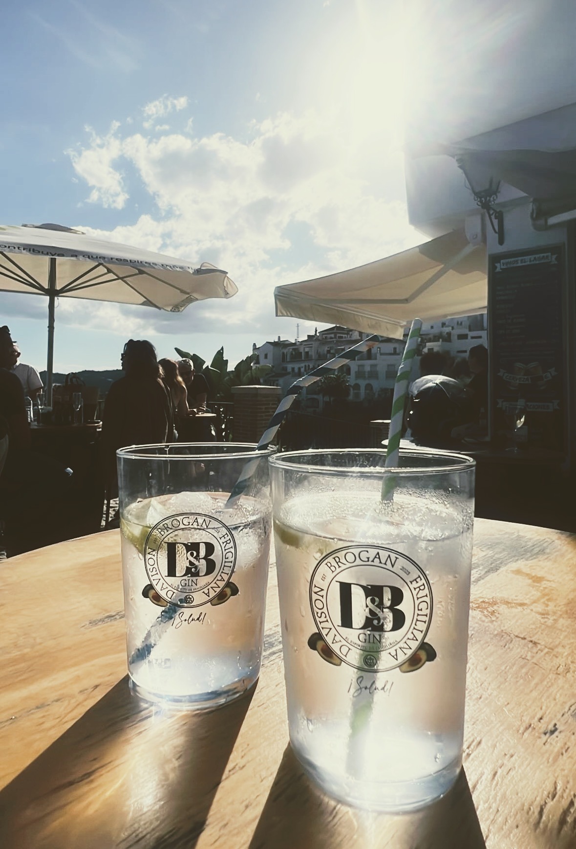 Charming breakfast restaurant in Frigiliana&acirc;s Plaza Tres Culturas with terrace seating and traditional Spanish breakfast options.