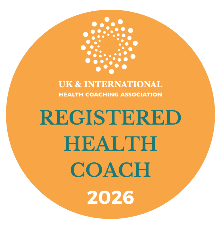 UKIHCA registered health coach badge