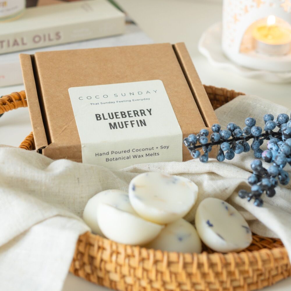 Blueberry Muffin Coconut & Soy Botanical Wax Melt Domes
