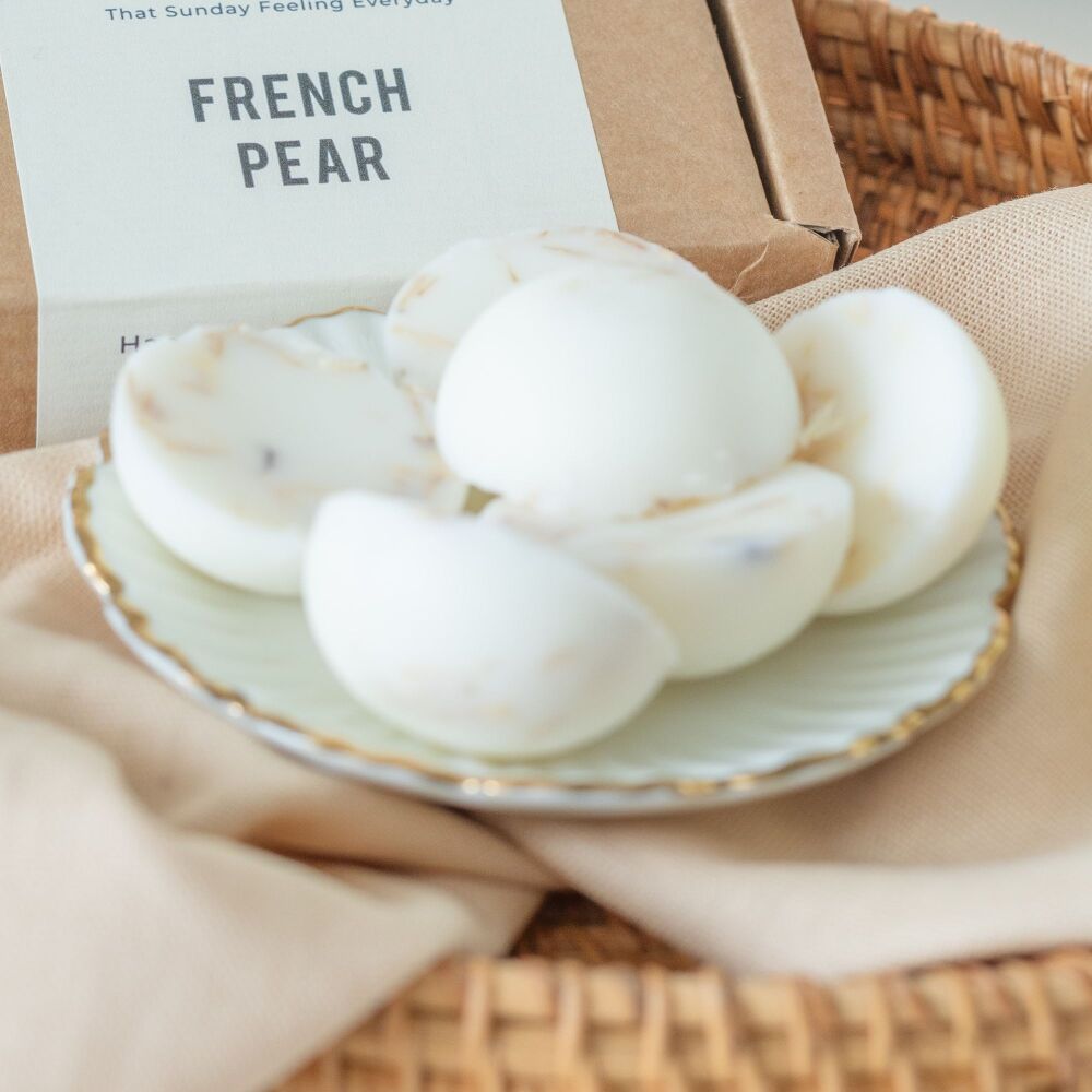 French Pear Coconut + Soy Botanical Wax Melts