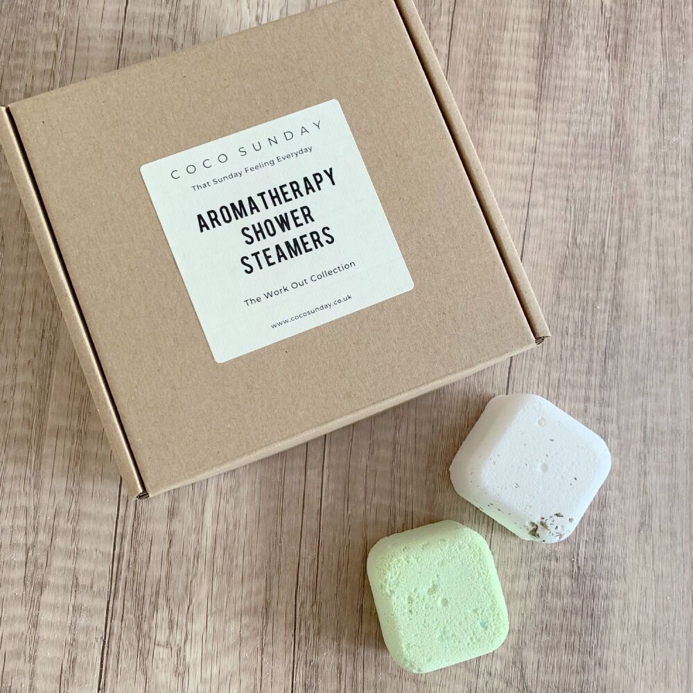 The Workout Collection Aromatherapy Shower Steamers Gift Box