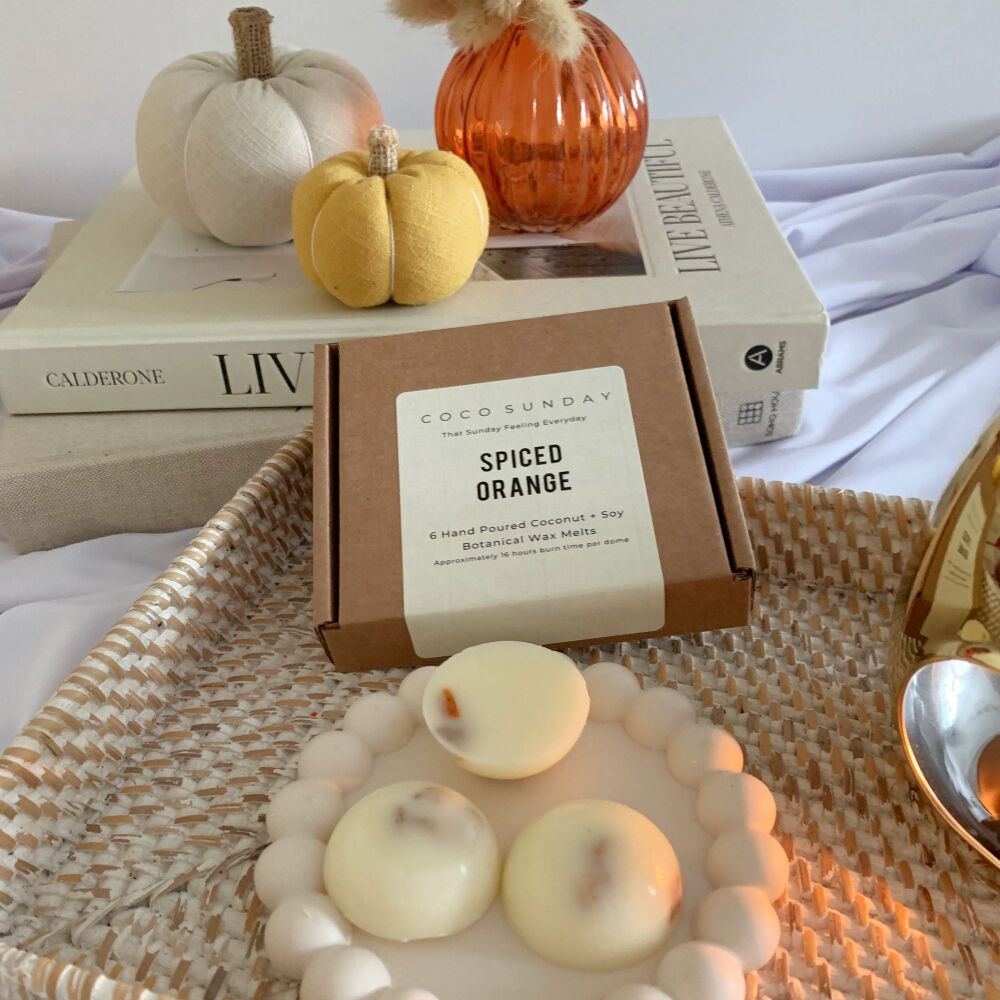 Spiced Orange Coconut & Soy Botanical Wax Melts