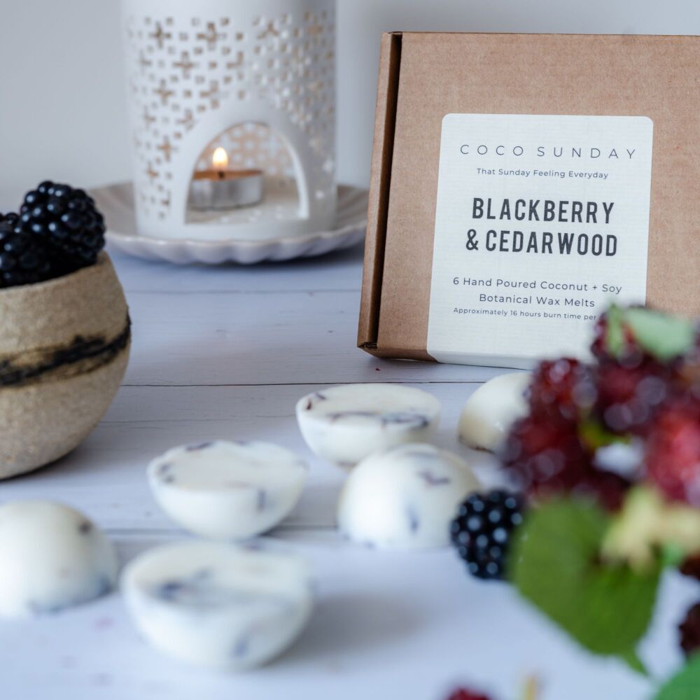 Blackberry & Cedarwood  Botanical Wax Melts