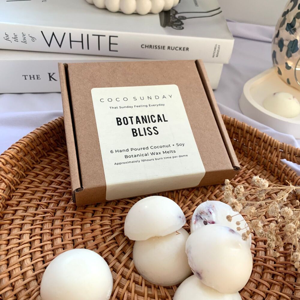 Botanical Bliss Coconut & Soy Botanical Wax Melt Domes