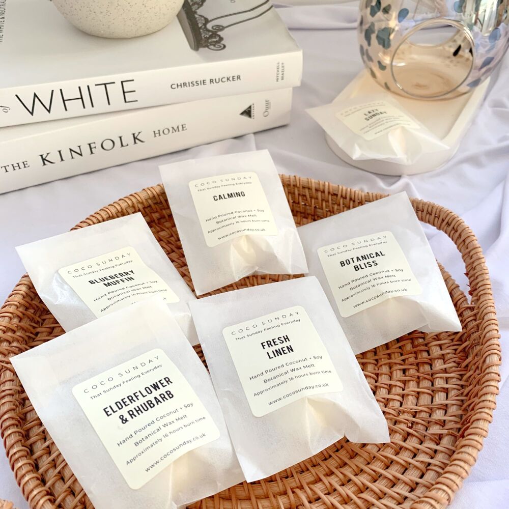 Individual Wrapped Botanical Wax Melts
