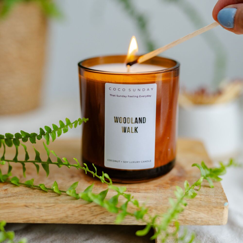 Woodland Walk Coconut + Soy Wax Candle