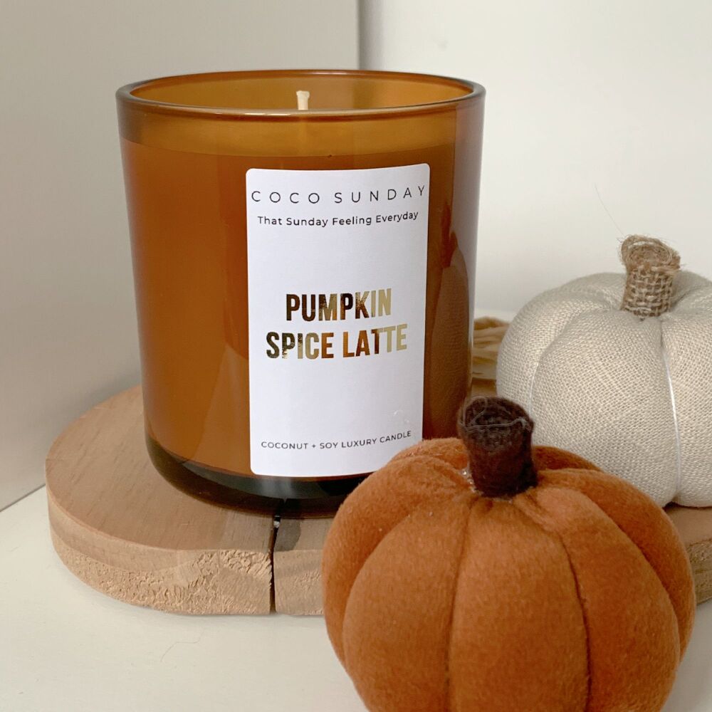 Pumpkin Spice Latte Coconut + Soy Wax Candle