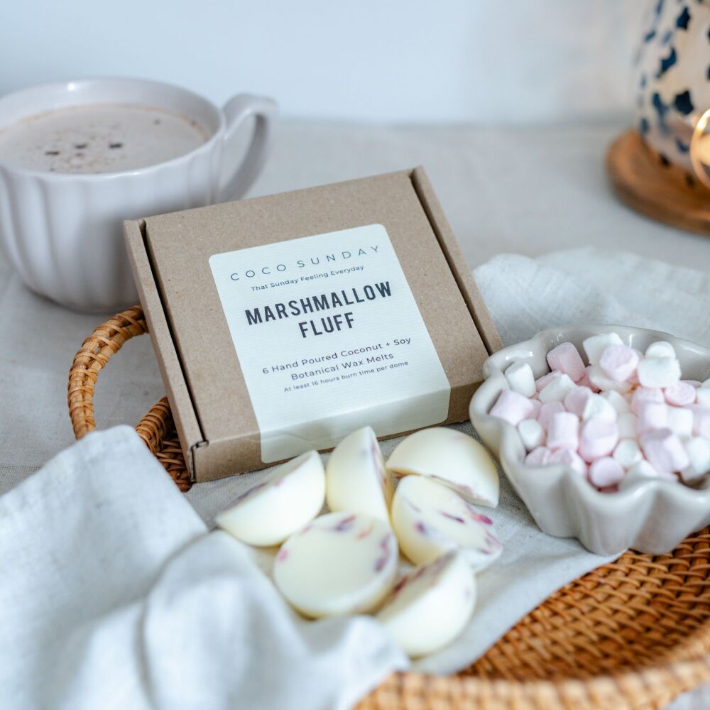 Marshmallow Fluff Coconut + Soy Botanical Wax Melts