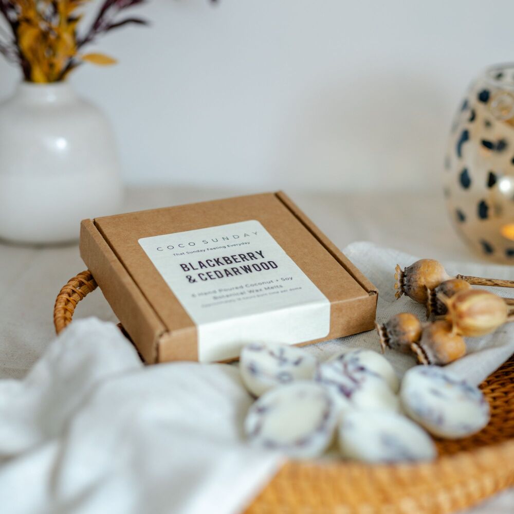 Blackberry & Cedarwood  Botanical Wax Melts