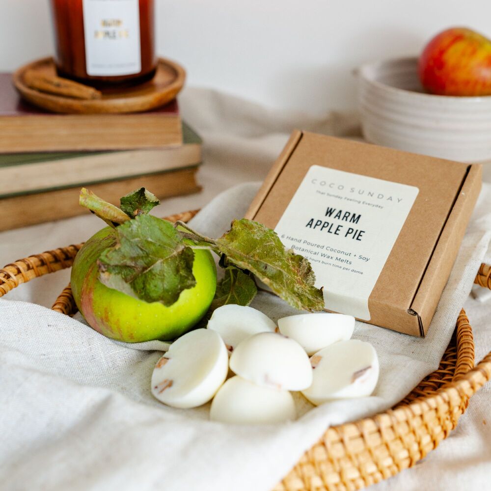 Warm Apple Pie  Coconut & Soy Botanical Wax Melts