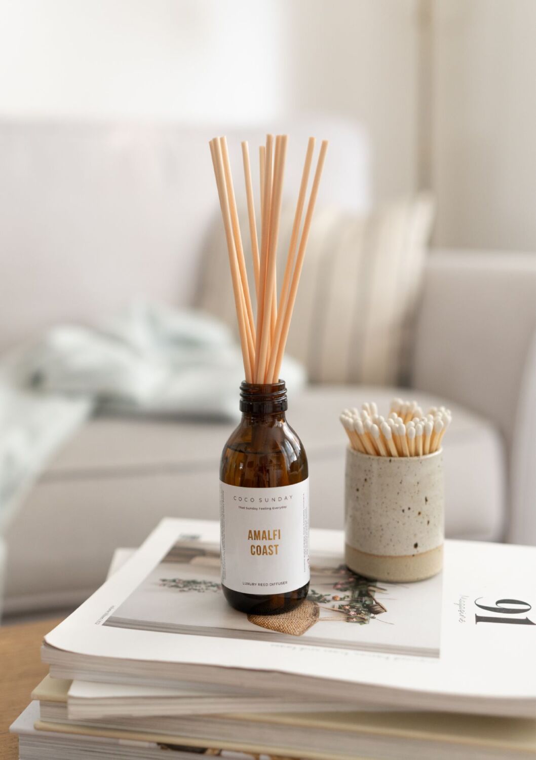 <!-- 001 --> Amalfi Coast 135ml Luxury Reed Diffuser