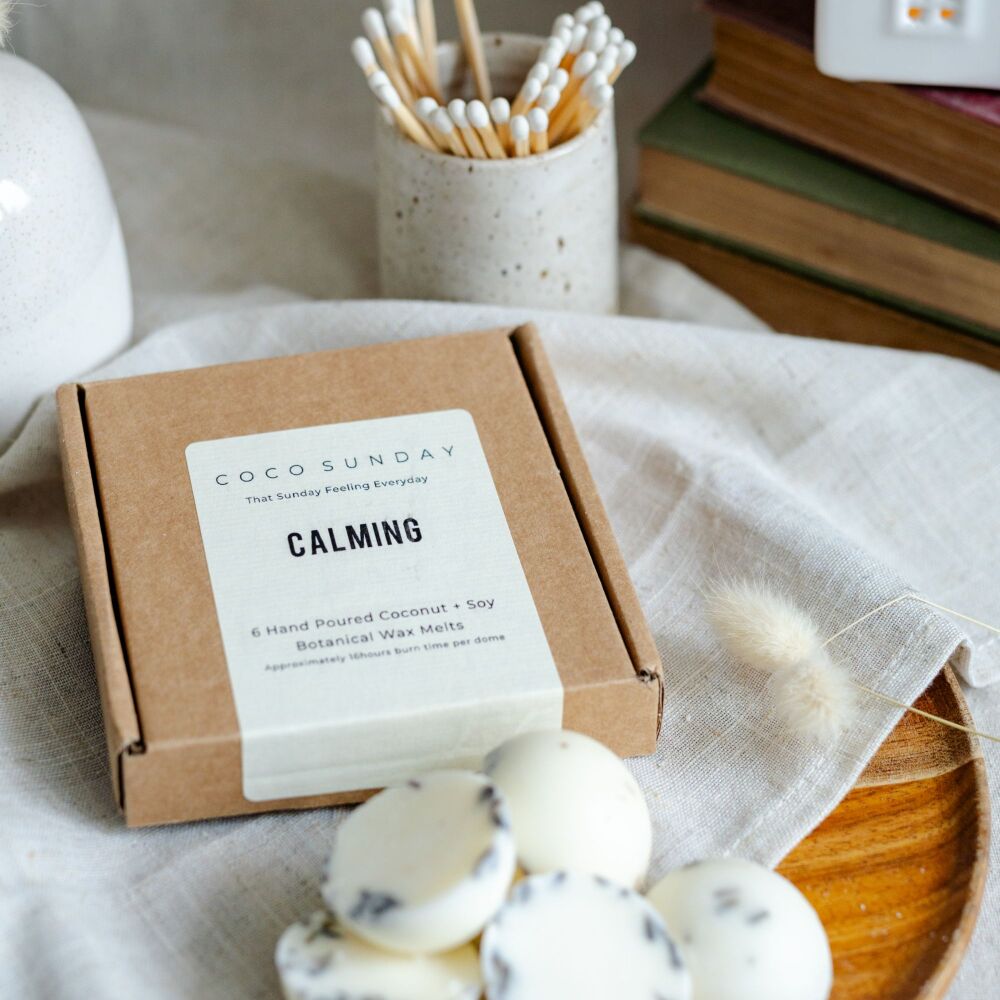 Calming Coconut & Soy Botanical Wax Melt Domes