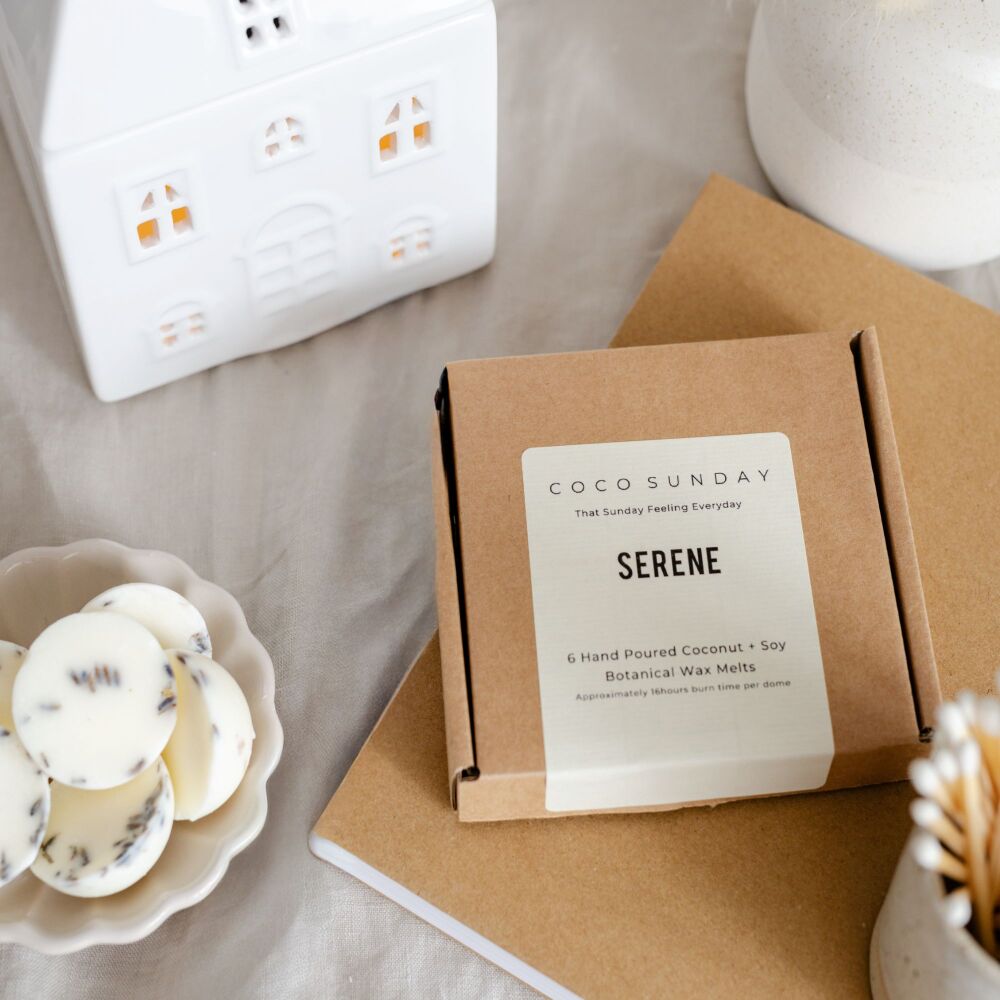 Serene Coconut & Soy Botanical Wax Melts