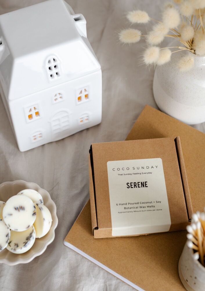Serene Coconut & Soy Botanical Wax Melts