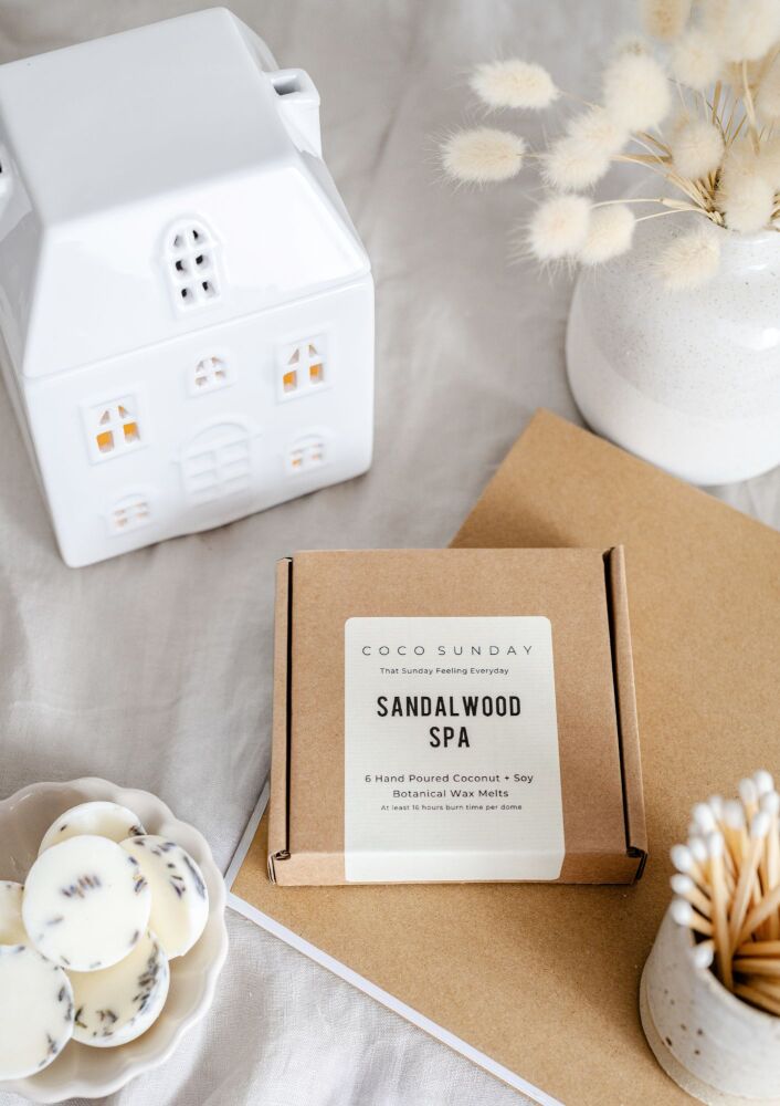 Sandalwood Spa Coconut & Soy Botanical Wax Melts