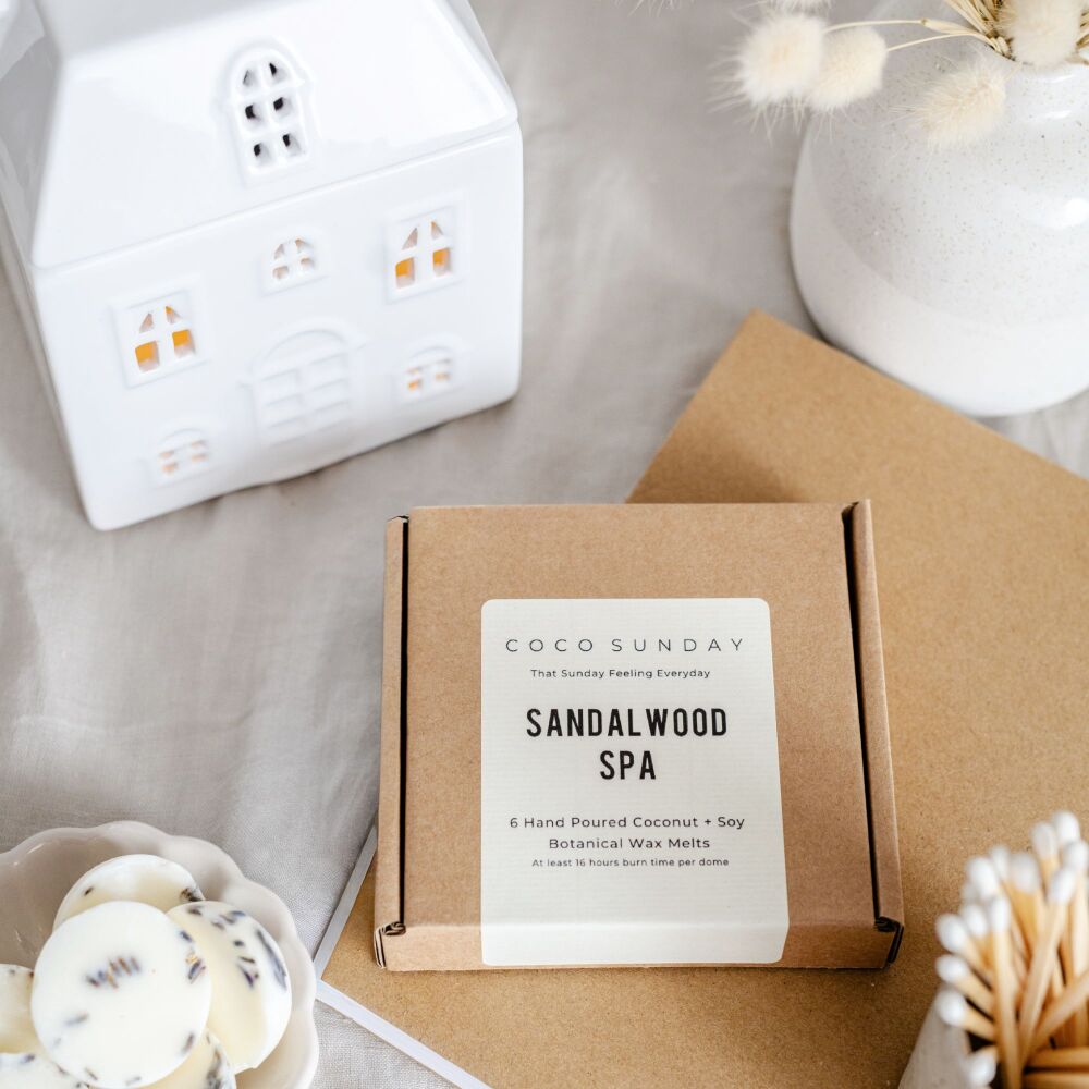 Sandalwood Spa Coconut & Soy Botanical Wax Melts