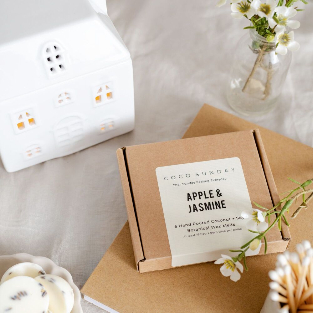 Apple & Jasmine Botanical Coconut + Soy Wax Melts