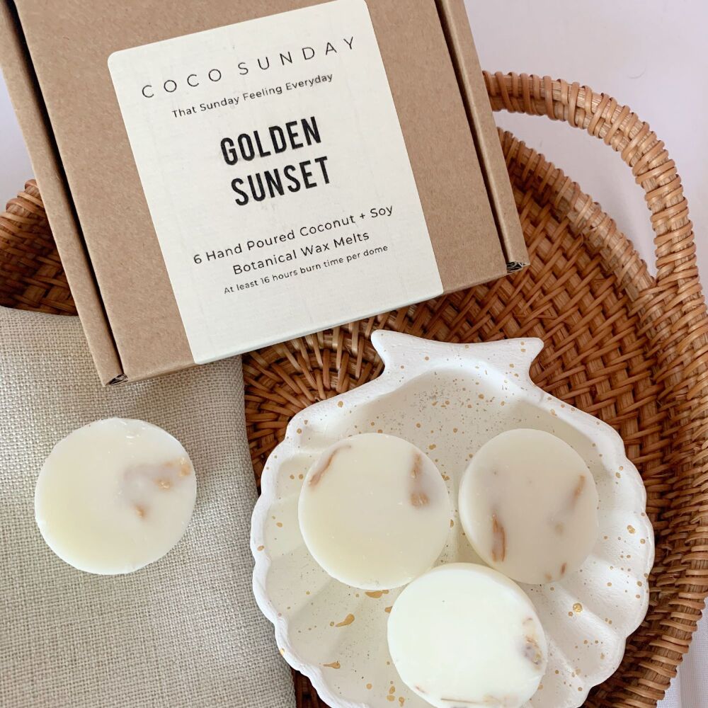 Golden Sunset Botanical Coconut + Soy Wax Melts
