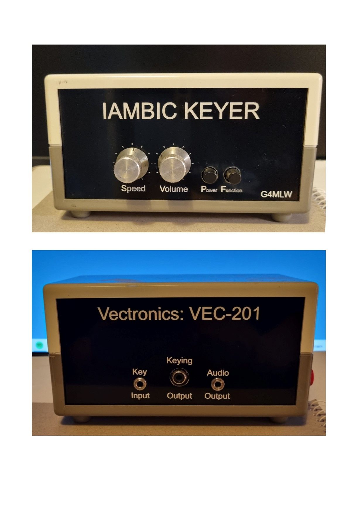 iambic keyer new front and back