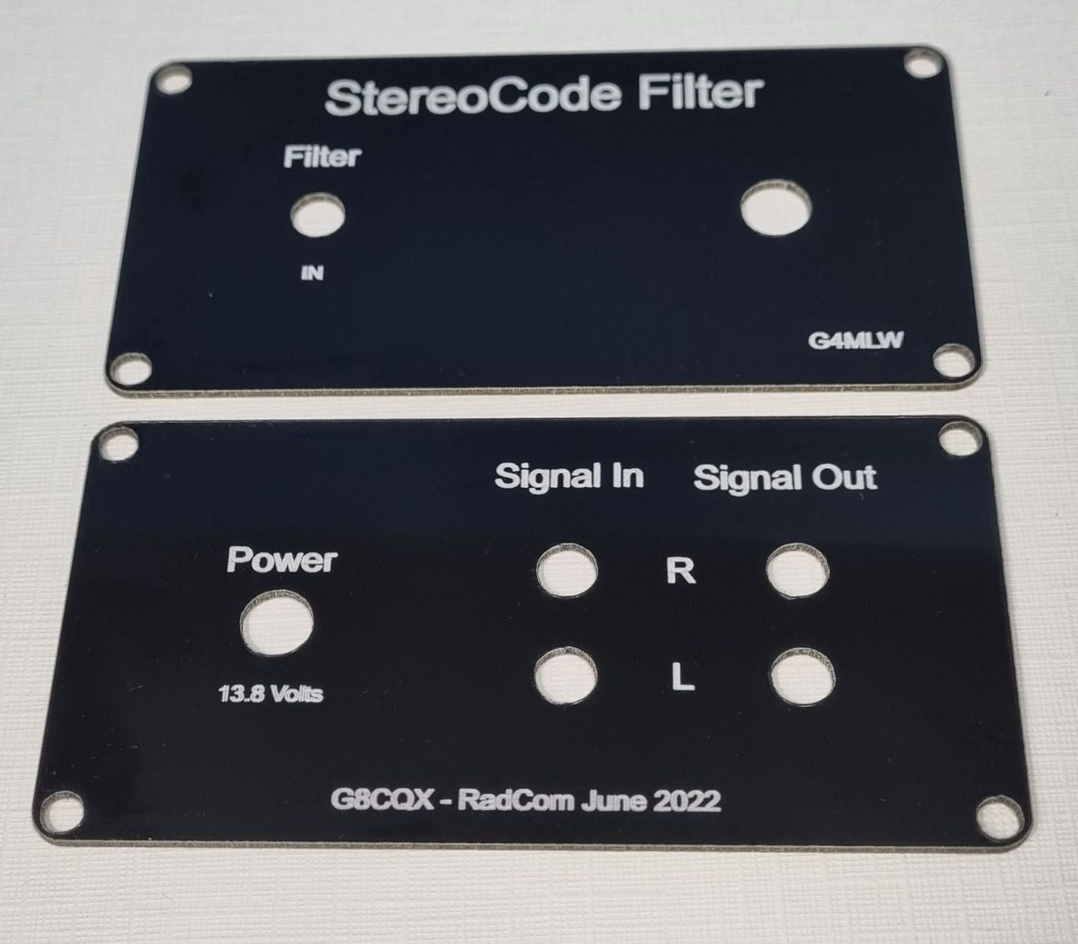 StereoCode Filter V2 panels