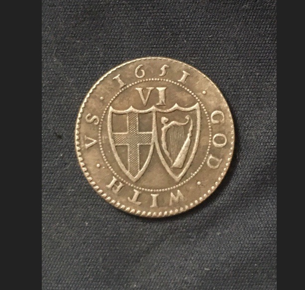 Commonwealth *1651* Sixpence - English Civil War