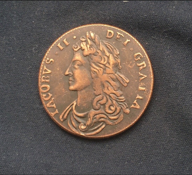 James 11 *1685* Half Penny - Irish