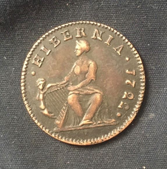 George 1st *1722* William Woods - Irish Half Penny