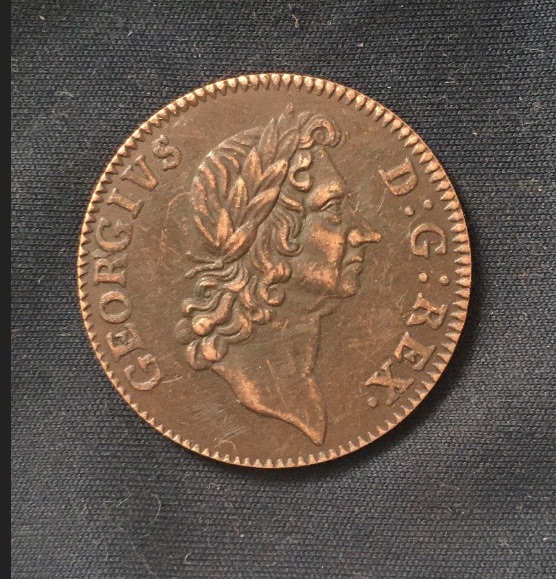 George 1st *1722* Half Penny  - Hibernia - Irish Coins