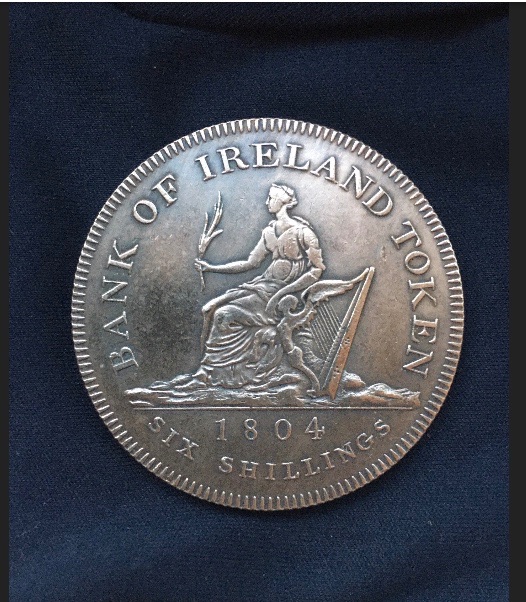 George 111 *1804* Bank Of Ireland Six Shillings