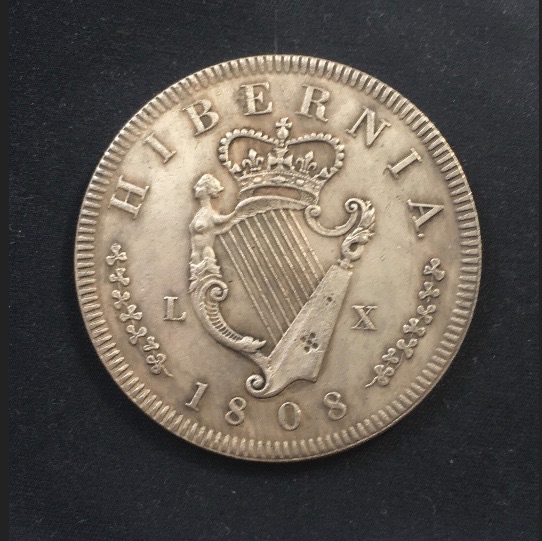 George 111 *1808* Hibernia L X Crown - Irish