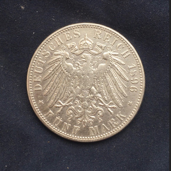 Friedrich Herzog Von Anhalt *1896 * Funf  Marks.