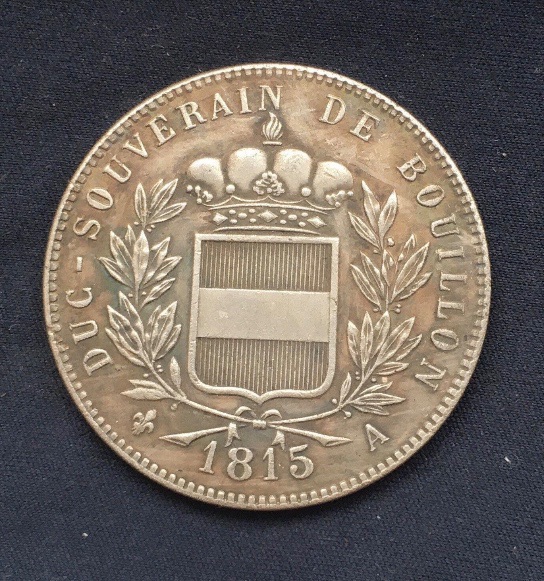 Louis XV111 *1815* Dutchy Of Bouillon - 5 Francs