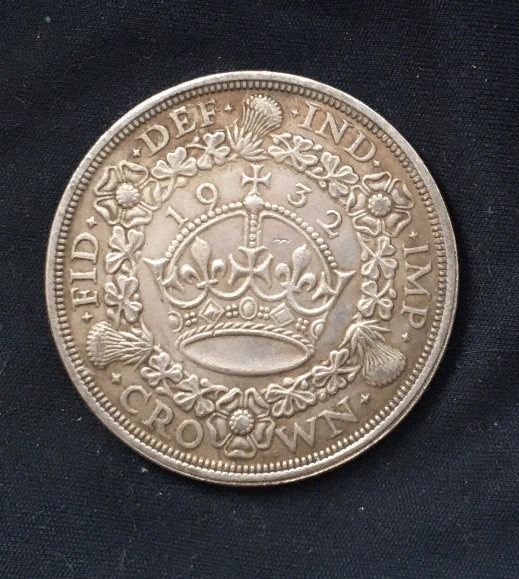 George V *1932* Christmas Wreath Crown